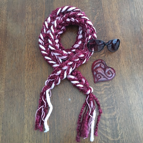 Handmade Crocheted Scarf - Picture 7 of 7